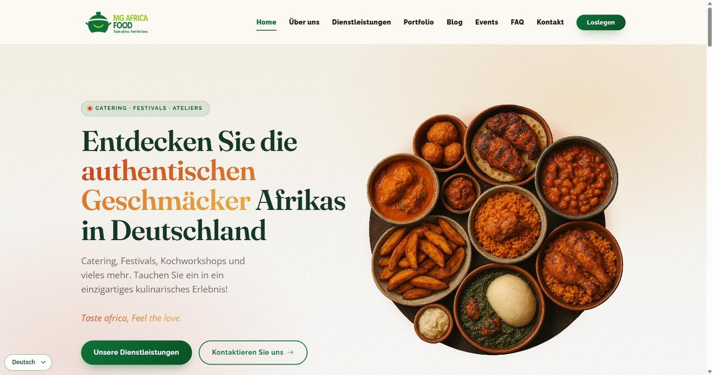 MG Africa Food — Startseite