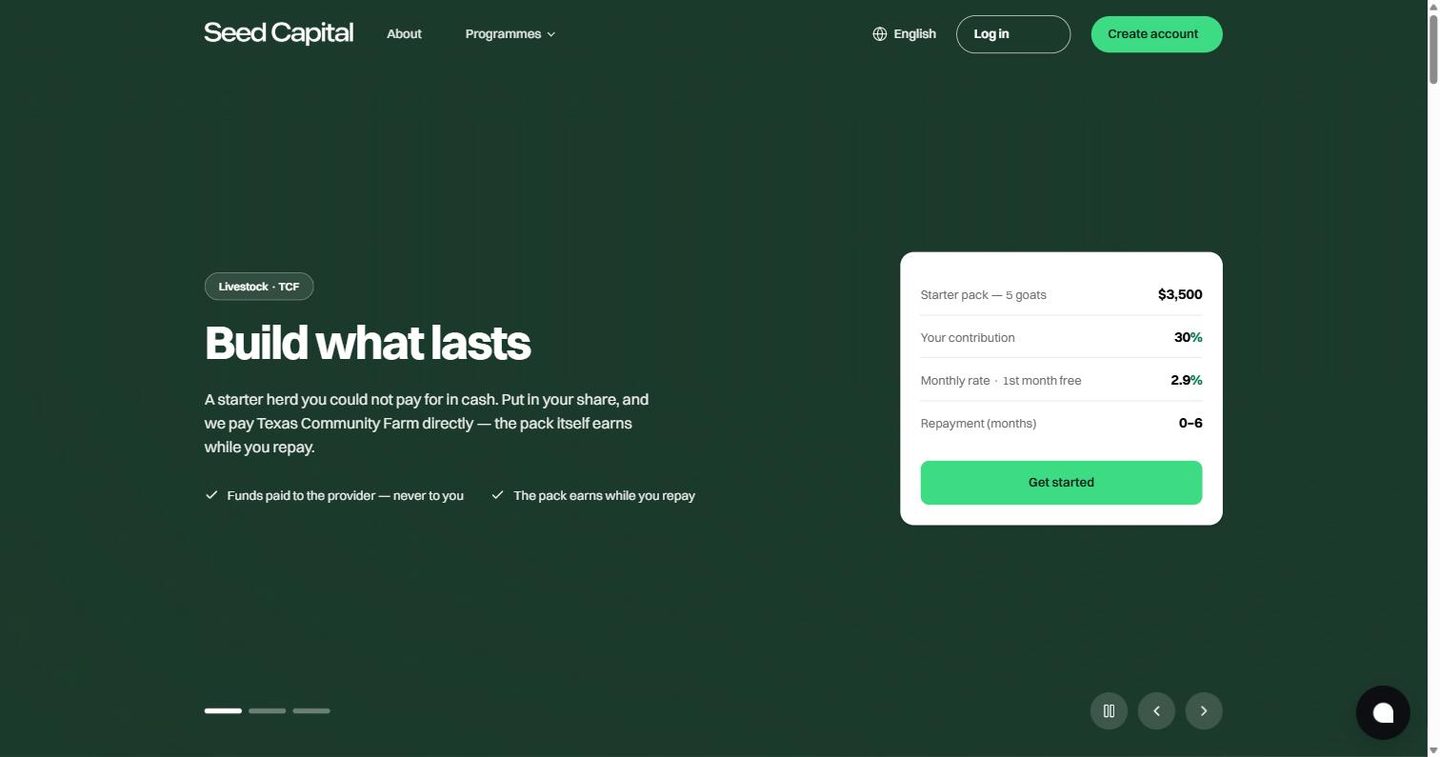 Seed Capital — Startseite